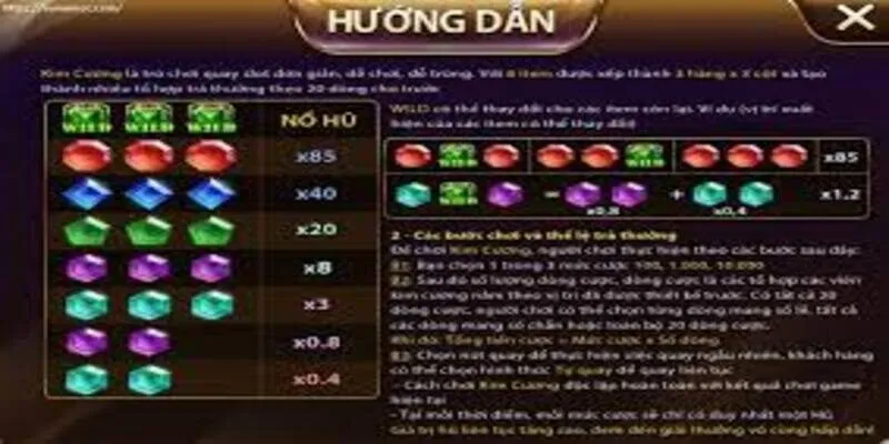 Kim cương Sunwin - game slot đổi thưởng hấp dẫn nhất 2025